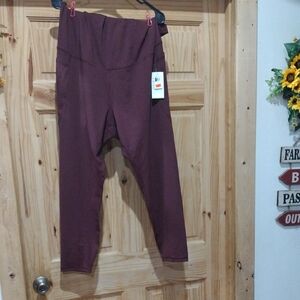 Old Navy Plum Leggings Soft Knit Comfort